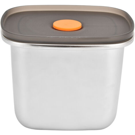 Lunch Box 304 Stainless Steel PP Food Grade Silicone Portable Food Container Storage Box for Picnic Camping Outdoor550ml (1/5)