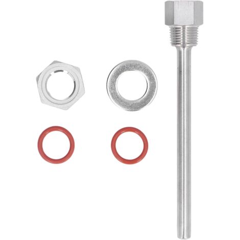 Stainless Steel Thermowell G1/2 Male Thread 6.7in Length Thermowell for Temperature Sensors