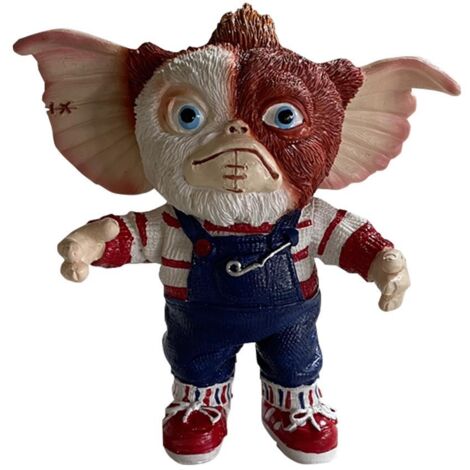 Movie Doll Simulation Horror Doll Decorations Desktop Resin Ornaments for Garden Living Room Bedroom (1/5)