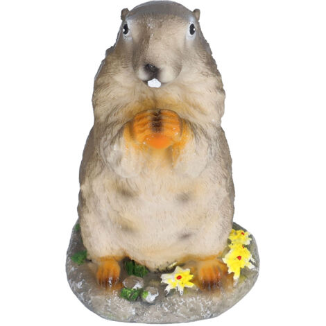 Resin Groundhog Small Ornaments Animal Model Landscape Props Resin Crafts Bonsai Decorations (1/5)
