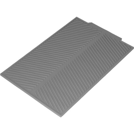 Drainable Heat Insulation Pad Silicone Table Placemat Pot Bowl Dish Mat Kitchen GadgetsGray (1/5)