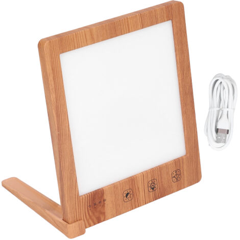 Light Therapy Lamp Full Spectrum 10000LX LED Phototherapy Light Dimmable Timing Touch Control Sunlight Lamp