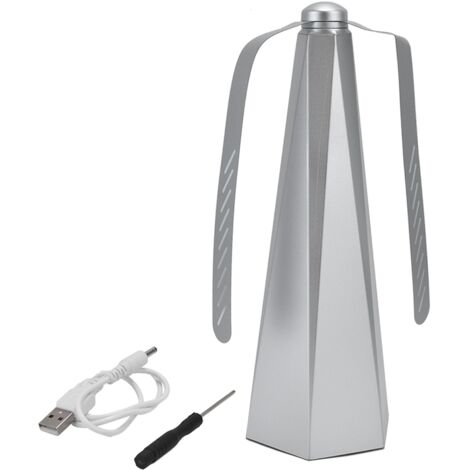 Fly Fan USB Power Supply Light Weight 3 Blades Outdoor Bug Repellent Tool for Picnic Table (1/5)