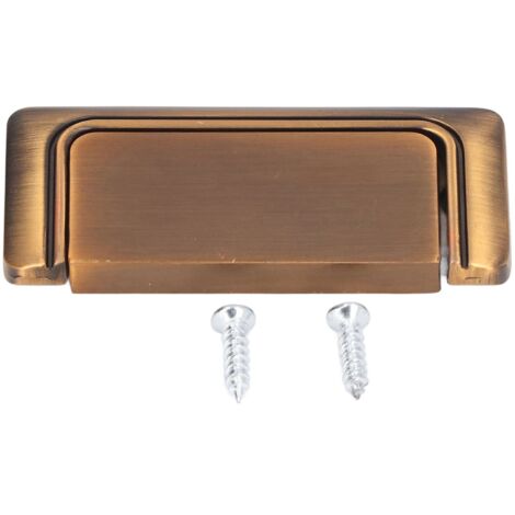 Recessed Door Handle Simple Matte Retro Free Punch Drawer Wardrobe Cabinet Door Concealed Handle (1/5)
