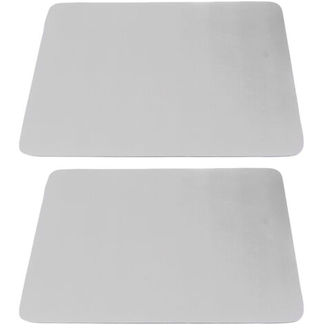 2Pcs Coffee Mat Drying Pad Super Absorbent Prevent Slip Shock Absorption Easy to Clean Coffee Bar Mat for Countertops Coffee Machine Light Gray 30x40cm / 11.8x15.7in (1/5)