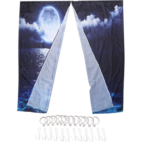 Blackout Curtains Blocking Drapes Window Curtain Panels Vintage Decorative Curtains for Bedroom Living Room Study Hotel (1/5)