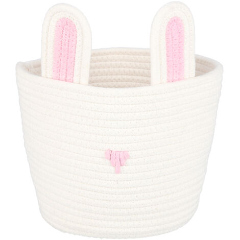 Storage Basket Rugged Lovely Small Bunny Attractive Decorative Home Furnishing Decoration (1/5)