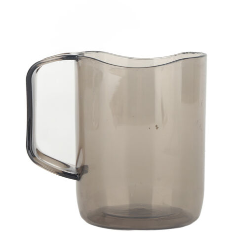 Toothbrush Holder Cup Transparent Multipurpose Lightweight Plastic Reusable Drinking Cups for Bathroom (1/5)