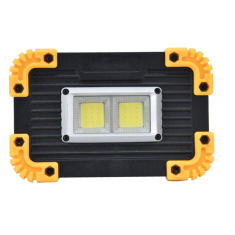 Mini LED Flood Light COB Emergency Flood Light USB Charging Double Square Camping Light Tent Work Light for Outdoor (1/5)