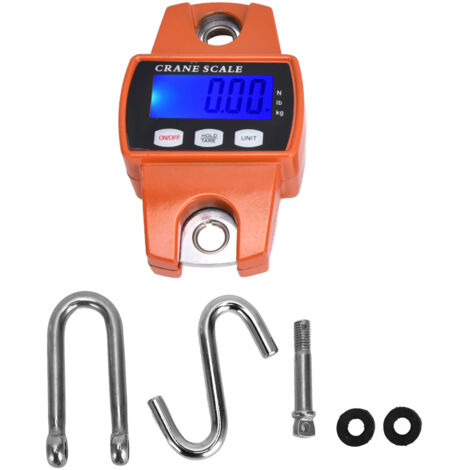 661.4lb Digital Hanging Scale Professional Small Digital Hanging Scale with Cast Aluminum Case (1/5)