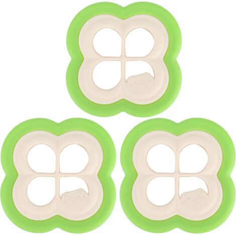 3Set Sandwich Cutter 4 Leaf Shaped Bread Mold Sushi Making Tool for Home Kitchen (1/5)