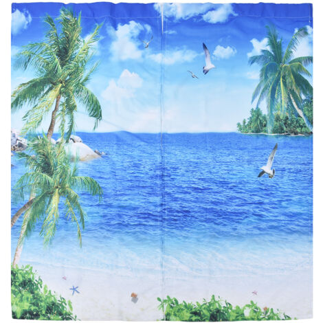 Polyester Fiber Window Curtain Innovative Digital Printing Hanging Blackout Curtain for Home Use170x200cm / 66.9x78.7in Type 36 (1/5)