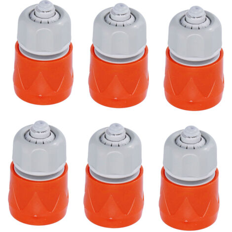 6Pcs Hose Connector Plastic Durable Anti Strong Acid Anti Rust Suction Head Pipe Adapter for Swimming Pool GardenEU Standard (1/5)