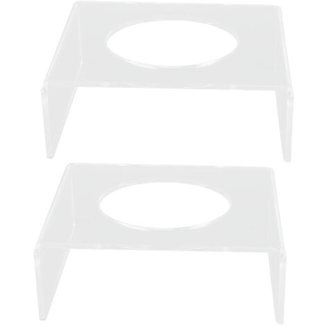 2PCS Football Stand Clear Display Holder Acrylic Stable Support Anti Scratch Versatile Display Rack for Basketball Volleyball (1/5)