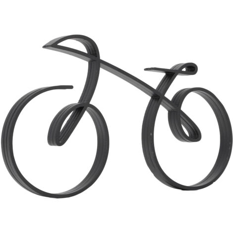 Minimalistic Bike Sculpture Metal Modern Wire Framed Style Bike Ornament Home Decoration Gift (1/5)