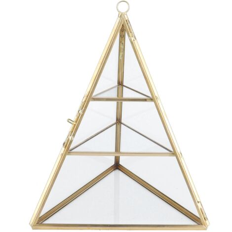 Jewelry Storage Rack Pyramid Shape 3 Layers Decorative Display Stand for Earrings Necklaces Bracelets (1/5)