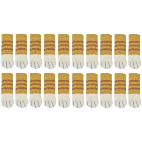 20pcs Furniture Leg Covers High Elastic Knitted Chair Leg Floor Protectors for Moving Easily and Reduce Noise (1/5)