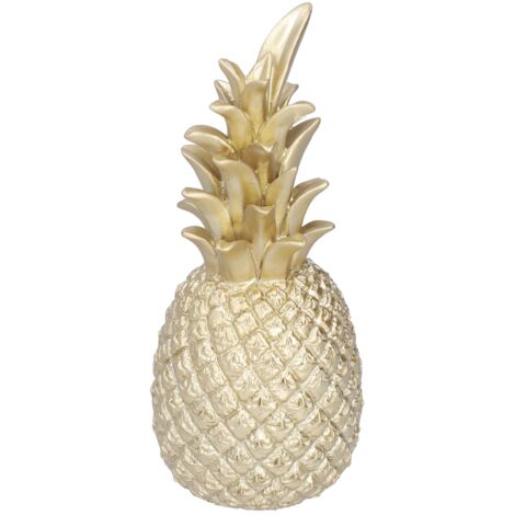 Resin Artificial Pineapple Decoration Household Decorative Pineapple Nordic Home Desk Decor DecorationGold, Medium (1/5)
