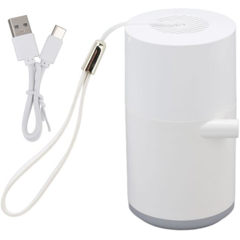 Electric Vacuum Pump USB Charging Inflatable Pump with 4 Lighting Gear for Outdoor Camping White (1/5)