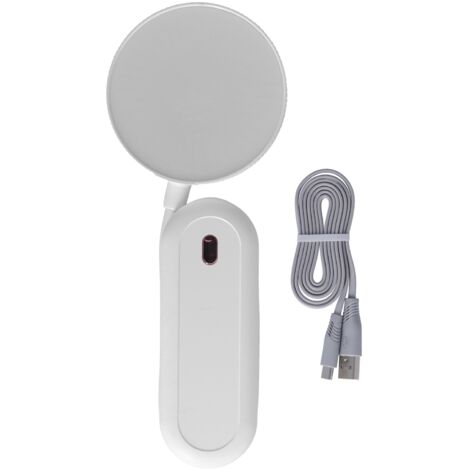 LED Desk Lamp with Gooseneck Night Light 3 Color Stepless Dimming Foldable Eye Protection Lamp USB ChargingWhite (1/5)