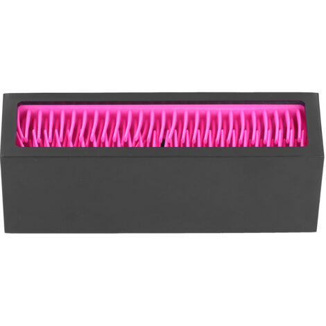 Desktop Storage Box Silicone Cosmetic Organizer Makeup Brush Holder Lipstick StandRose Red (1/5)