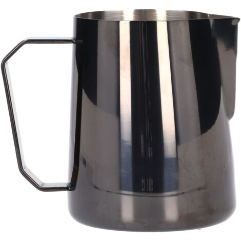 600ml Stainless Steel Coffee Pitcher Coffee Milk Frothing Cup Steaming Pitcher with Pointed MouthWithout Label (1/5)