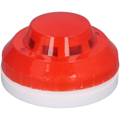 Smoke Detector Photoelectric Prevent Interference Small Wired Fire Alarm for Home Hotel Factory DC 12‑24V