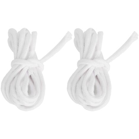 2pcs Candle Wicks Good Oil Absorbency Combustion Durable Braid Cotton Candle Wick for DIY Oil Lamp4mm (1/5)