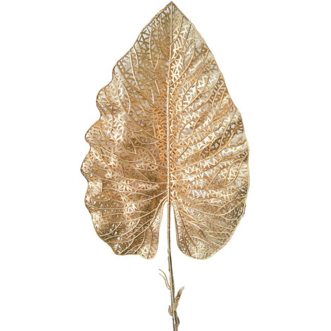 Golden Tropical Plant Leaves Artificial Tropical Leaves for Indoor Decoration (1/5)