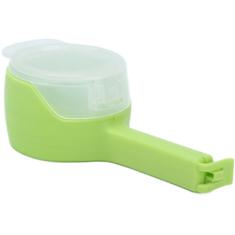 Food Storage Bag Seal Clips Plastic Non Toxic Sealing Clips with Pour Spout for Kitchen Food Organization (1/5)