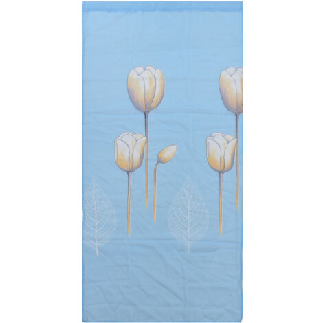 Sheer Curtains INS Style Flower Decoration Filter Light Flowers Sheer Curtains for Living Room Bedroom (1/5)