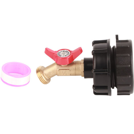 IBC Tote Adapter Tank Adapter Tap Connector Valve Fitting Parts Small Nozzle (1/5)