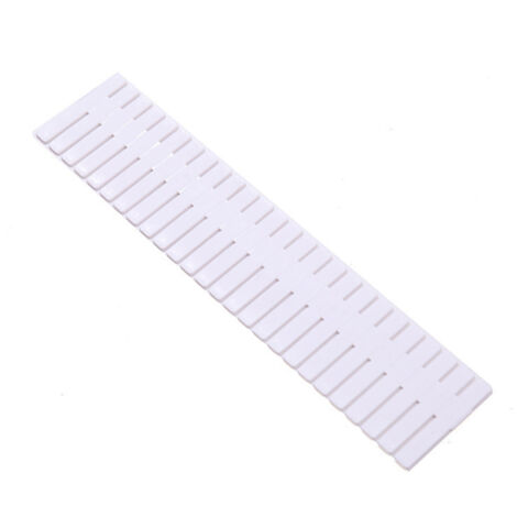 4PCS Drawer Divider Organizer Plastic Drawer Storage Partition Home Adjustable ClapboardWhite Lengthened 47x7CM (1/3)