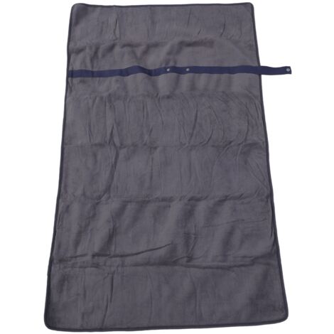 Warming Electric Blanket USB Polyester Fiber Multifunctional Adjustable Fast Heating Shawl for Camping Outdoor Activities Dark Gray (1/5)