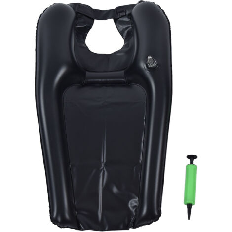 Inflatable Shampoo Bowl Portable Hair Washing Tray with Inflator Pump Lightweight Shampoo Basin (1/5)