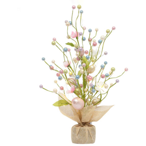45cm LED Lights Easter Egg Decoration Tree Easter Decorations Eggs Tree Home Desk Decor Scene Shopping Mall Layout Photography Props