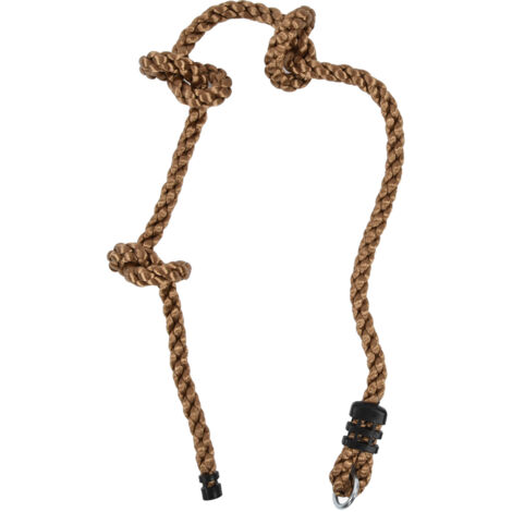 Kids Climbing Rope High Toughness 3 Knots Safe Hanging Tree Swing Rope for Balcony Garden (1/5)