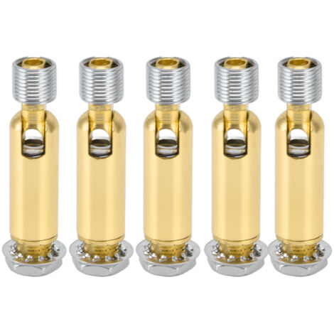 5Pcs M10 Sloped Ceiling Adapter for Ceiling Lamp Pendant Light Chandelier Track Suspension Accessories M10 External Gear Steering Joint Bronze (1/5)
