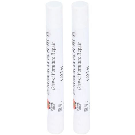 2pcs Furniture Paint Floor Repair Crayon Scratch Patch Paint Pen Wood Composite Repairing Material White (1/5)
