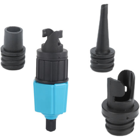 Inflatable SUP Pump Adaptor Portable Multifunctional Air Valve Converter for Paddle Boards Canoes Rubber BoatsBlue (1/5)