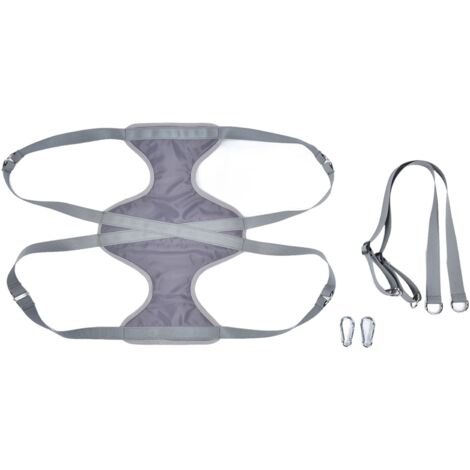 Pet Grooming Hammock Breathable Soft M Size Hammock Restraint Bag for Dogs Cats Nail Clipper Bathing Teeth Ears CleaningGray (1/5)