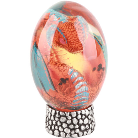 Saurs Dragon Eggs Glowing Resin Lava Saurs Egg Home Ornaments Collections and Gifts for Friends (1/5)