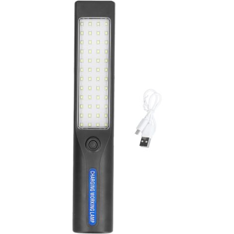 48 LED Work Light 360 Degree Hook USB Rechargable 1000lm Magnetic Base Portable Lamp for Car Repair Outdoor Camping (1/5)