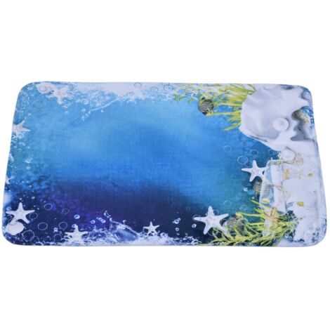 Household Bathroom Floor Carpet Static Electricity Prevention Anti Slip Flannel Mat60x180cm (1/5)