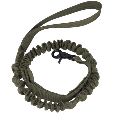 Dog Leash Durable Wear Resistant Easy Control Elasticity Provides Ductility Military Pet Leash Pet SupplyGreen (1/5)
