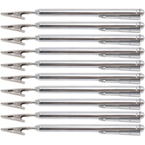 10Pcs Roach Clip Stainless Steel Durable Telescopic Design Wide Application Bracelet Helper Tool for Car Home Repair (1/5)