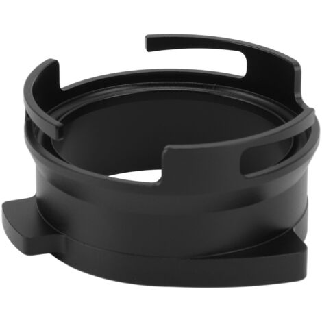 54mm Coffee Portafilter Dosing Funnel Aluminum Alloy Rotatable Dosing Funnel Coffee Machine Accessories Black (1/5)