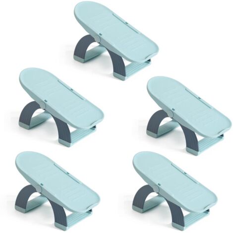 5pcs/set Adjustable Shoe Organizer Double Layer Shoe Stacker Space Saving Home Shoe Rack Holder (1/5)