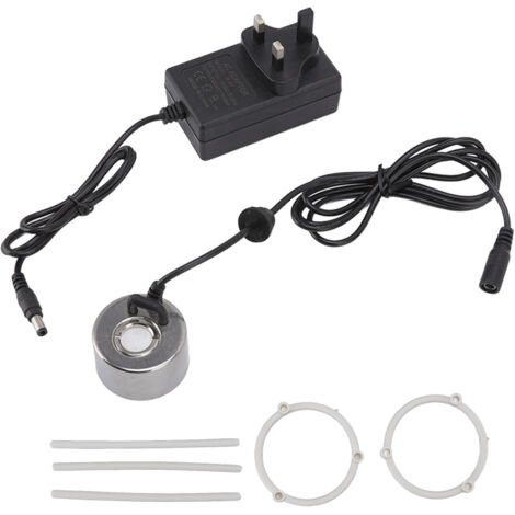 Mist Maker Stainless Steel Pond Ultrasonic Mist Maker for Rockery Fish Tank Vase Water Basin Decoration 110‑240V UK Plug (1/5)