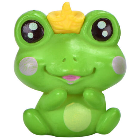 6Pcs Plastic Animal Cartoon Frog Micro Landscape Little Figurine Garden Ornaments Fish Tank Doll Decoration (1/5)